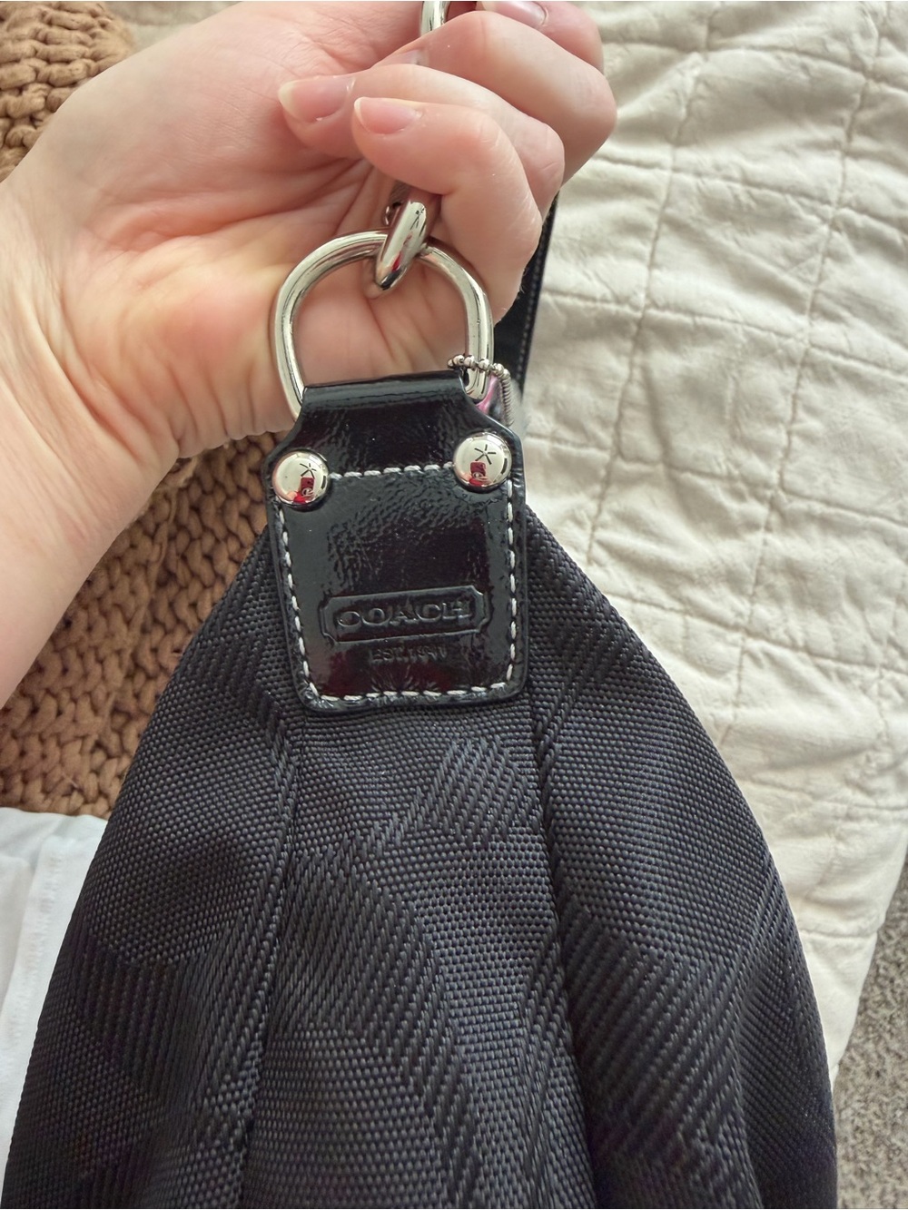 Coach Daisy Jacquard Y2K Shoulder Bag F14873 - Picture 12 of 12
